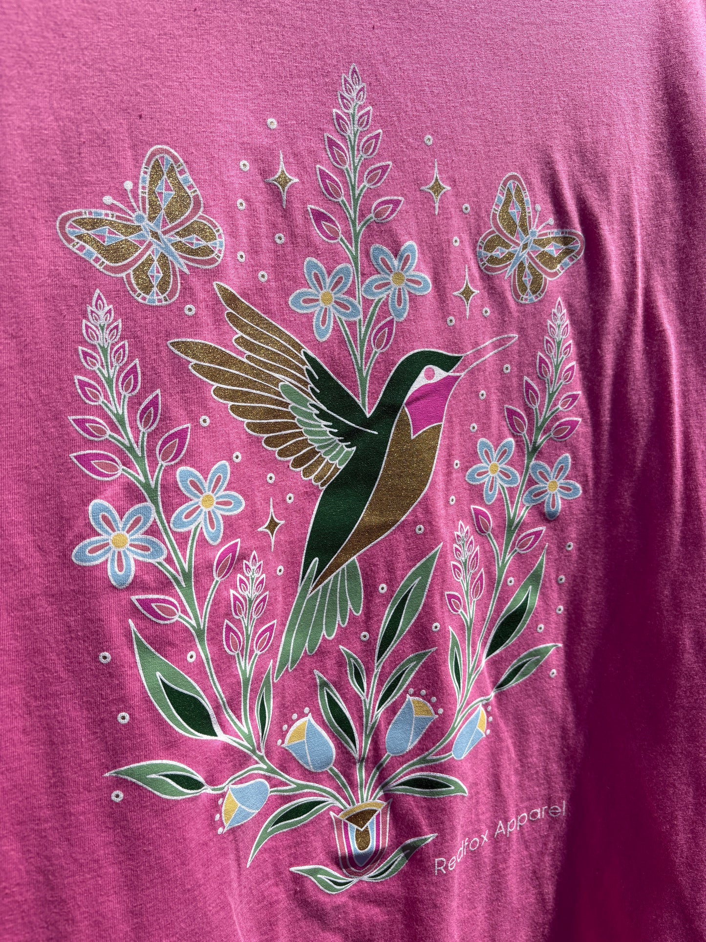 Hummingbird Tee – Pink