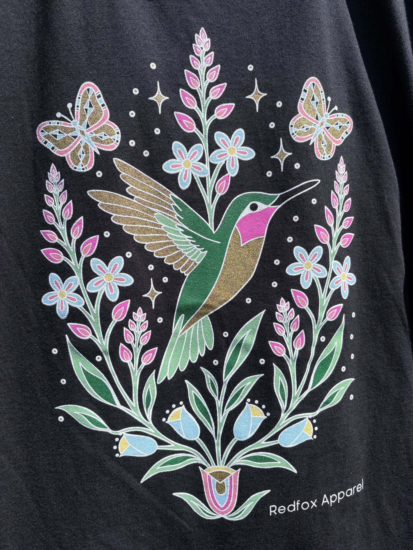 Hummingbird Tee – Black