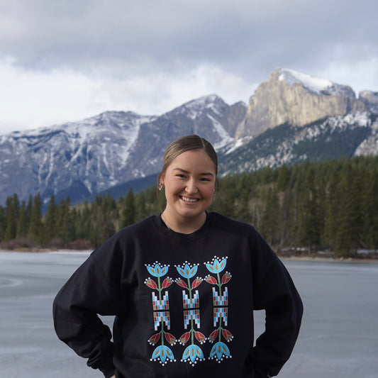 Unisex Floral Crewneck