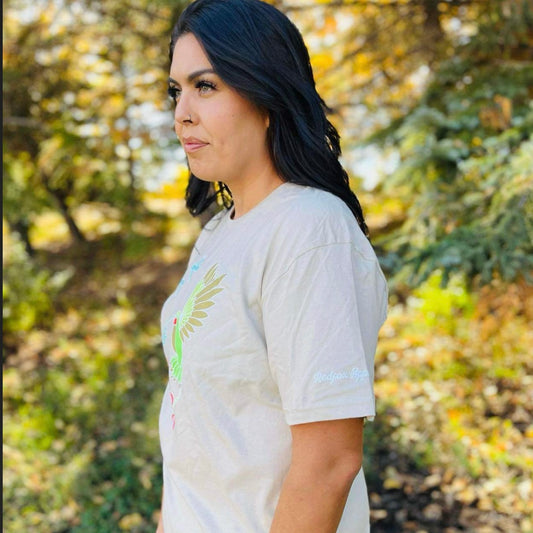 Unisex Hummingbird T-Shirt / Off White